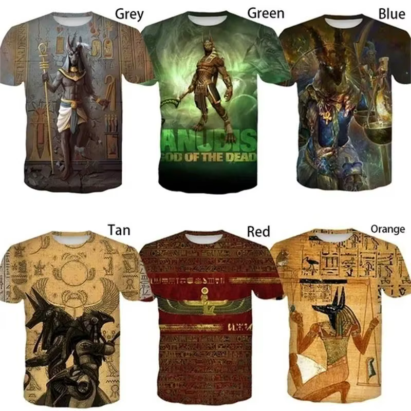 T-shirt à manches courtes pour hommes et enfants
