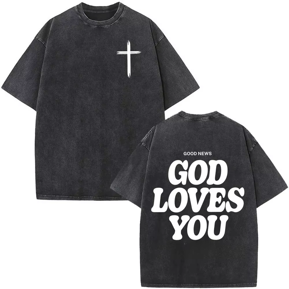T-shirt « Faith Over Fear » avec verset biblique pour hommes et femmes