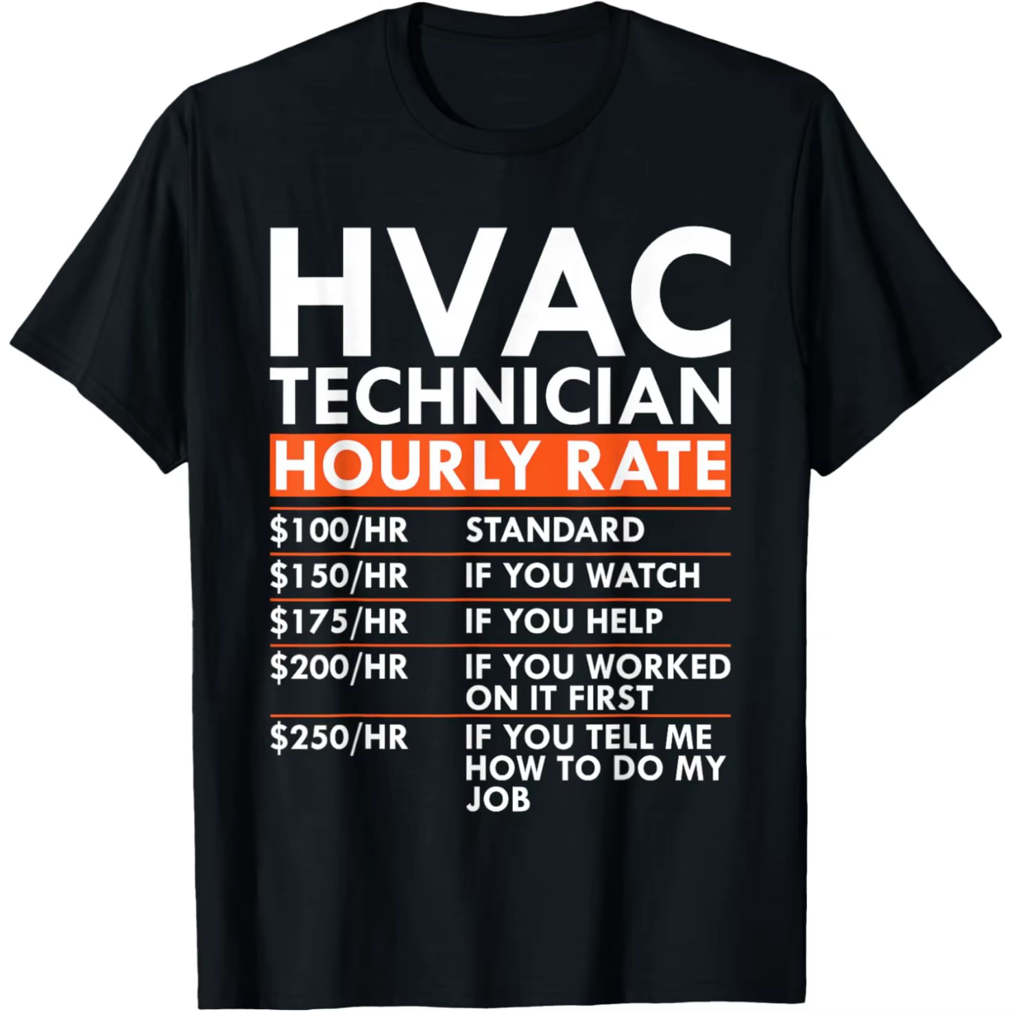 HVAC technicien mécanique t-shirts hommes coton Humor Streetwear t-shirt à manches courtes unisexe ample réparation