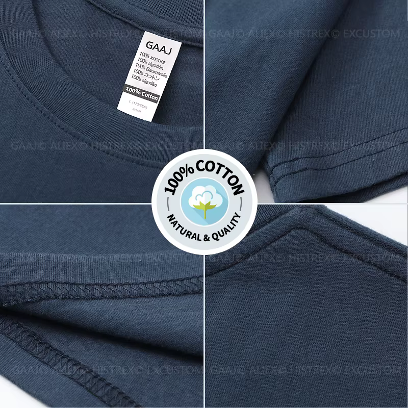 T-shirt personnalisé t-shirt personnalisé t-shirt personnalisé bricolage imprimer votre photo marque Logo texte hommes femmes 100% coton cadeau Premium