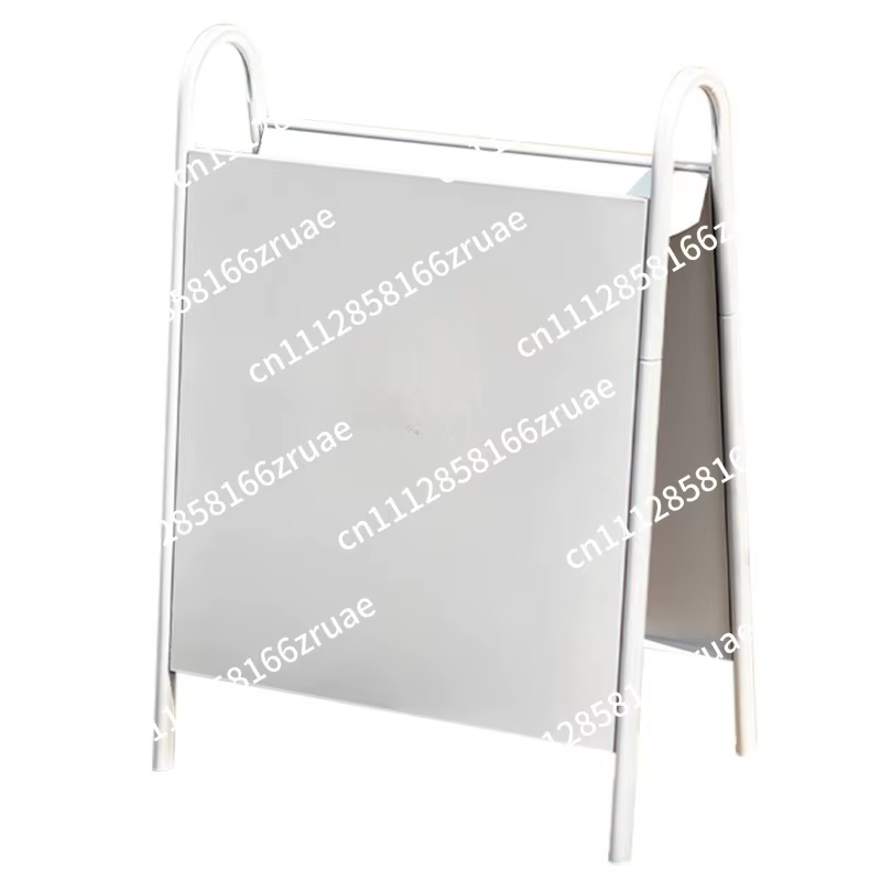 Support d'affichage vertical pour panneau publicitaire à placer à la porte, panneaux de signalisation créatifs pour le rangement, panneaux métalliques mobiles sur pied pour l'extérieur dans les cafés