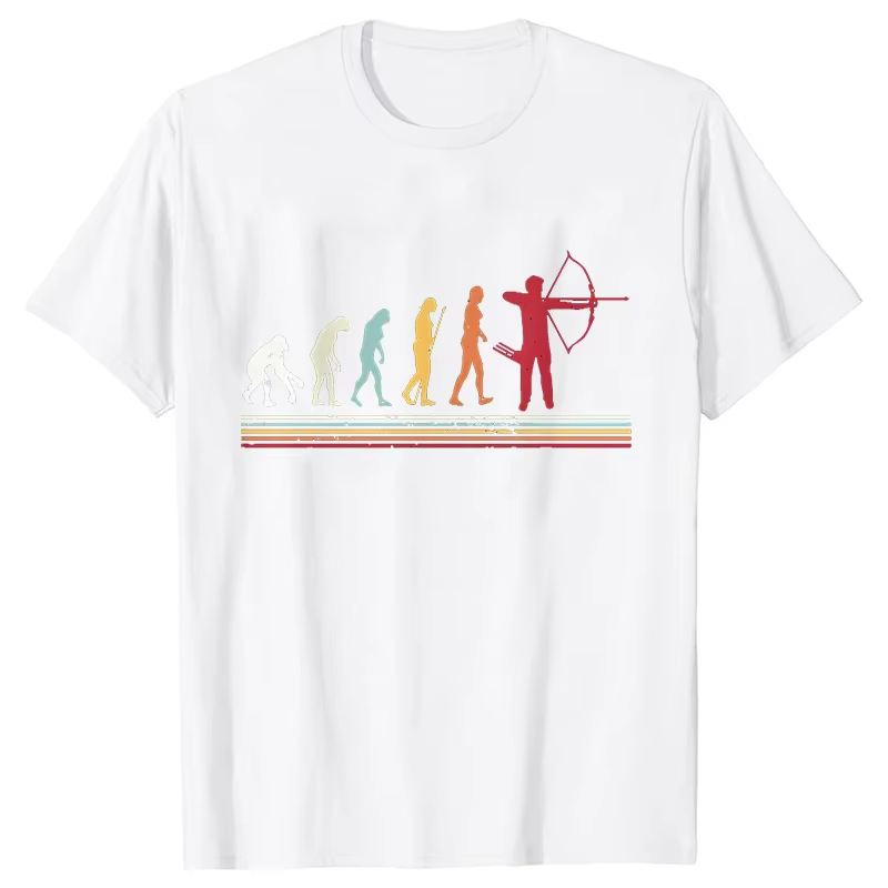 T-shirt évolution tir à l'arc pour hommes