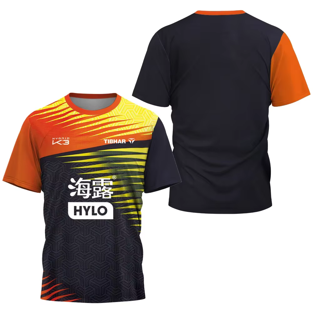 2025 Singapour Felix Lebrun League Vêtements T-shirt de tennis de table pour hommes