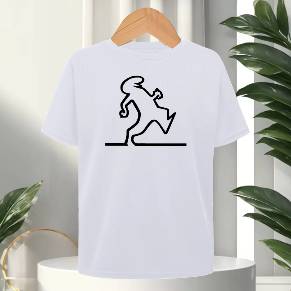 La Linea The Line Osvaldo Cavandoli T-shirt pour hommes et femmes