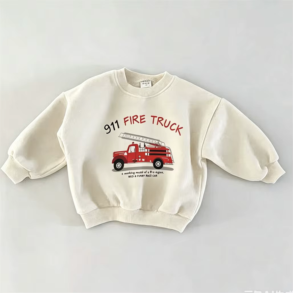 Sweat-shirts rose, bleu et beige pour garçons et filles