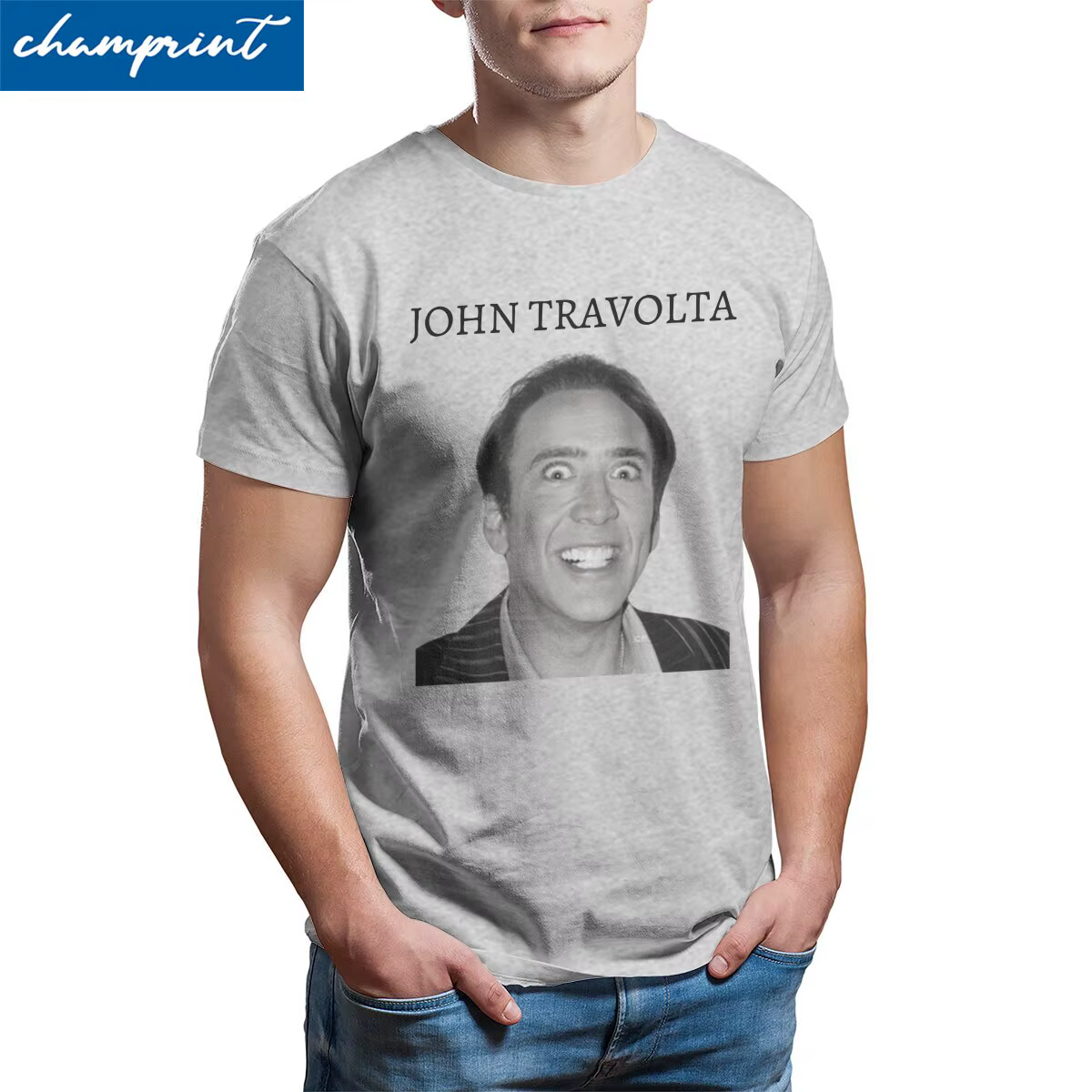 T-shirt manches courtes col rond homme