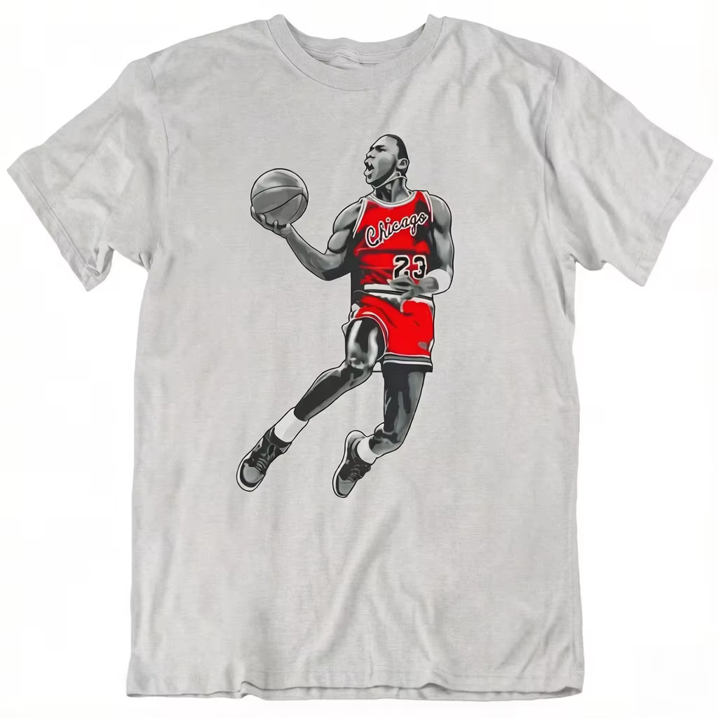 T-shirt rétro Michael Jordan 2026 Bred Noir Blanc