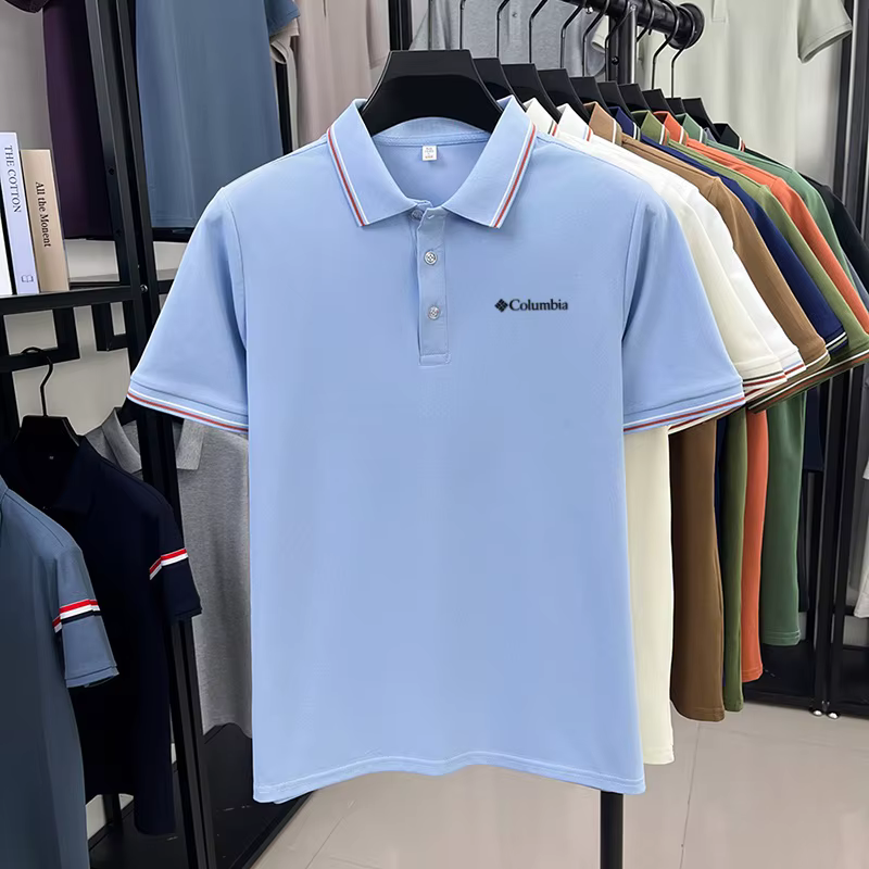 Polo haut de gamme avec broderie de lettres
