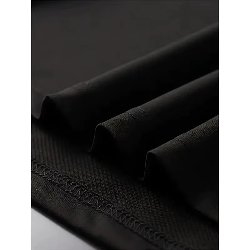 Marron blanc Look exportation qualité T-shirt à manches courtes décontracté couleur unie Couple femmes haut hommes
