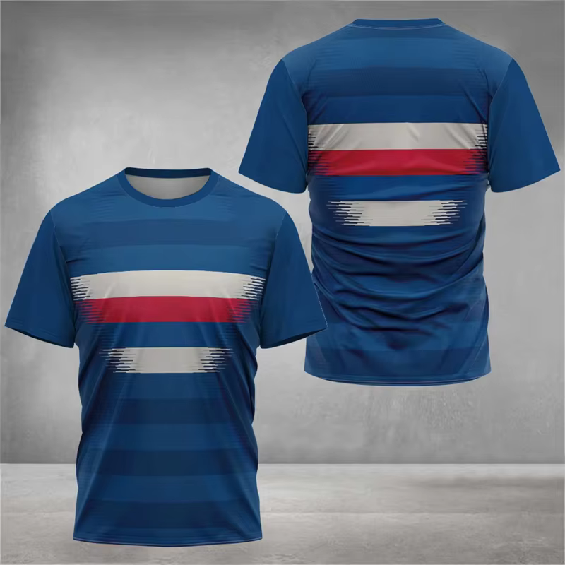 2025 nouveaux T-shirts de sport d'été pour hommes mode Streetwear