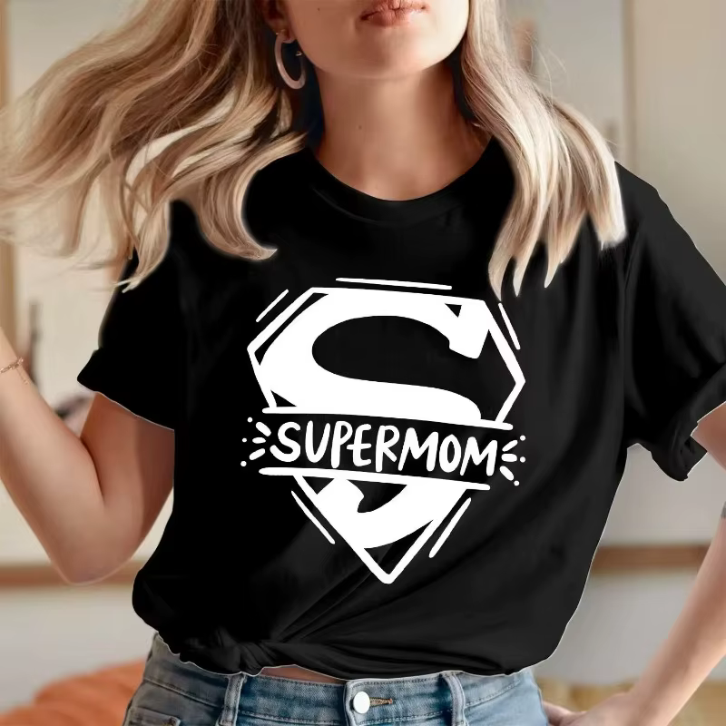 T-shirt Fête des Mères Super Maman Super-héroïne