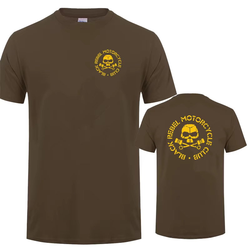 Black Rebel Motorcycle Club T Shirt pour hommes d'été Cool Cotton Short Sleeve MC