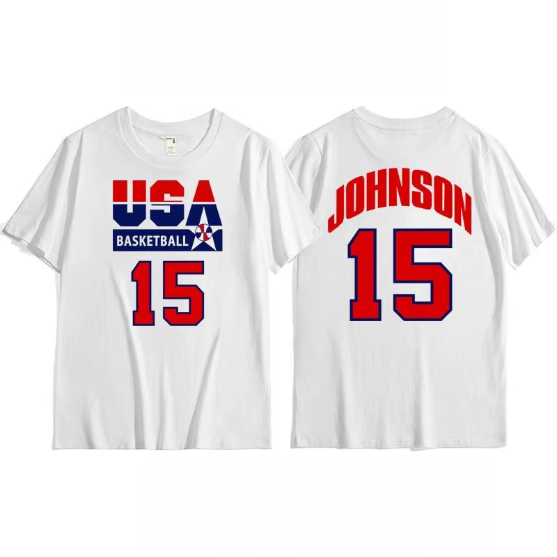 T-shirt Dream Team, haut d'entraînement de basket-ball américain pour hommes