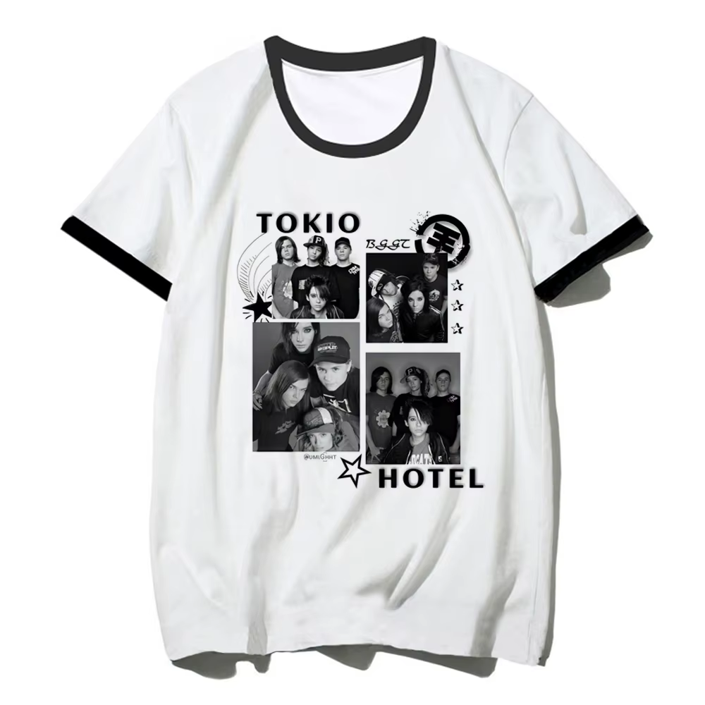Tokio Hotel Tee femmes manga drôle designer t-shirt fille anime vêtements