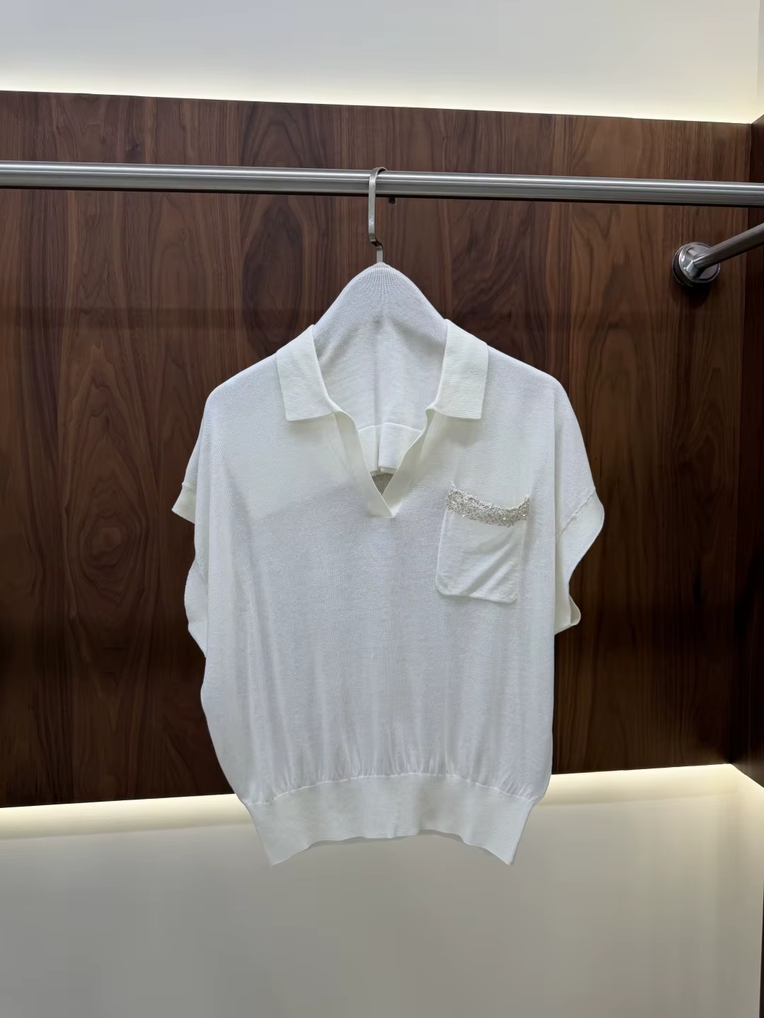 Haut en tricot de haute qualité pour femme