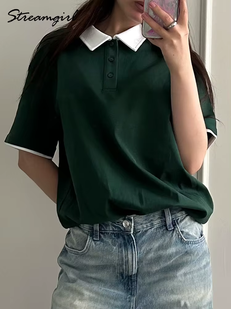 Streamgirl – T-shirts polo d'été pour femmes