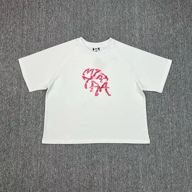 T-shirts de mode surdimensionnés Mertra de haute qualité pour hommes et femmes, en pur coton, décontractés, à manches courtes, blancs et noirs