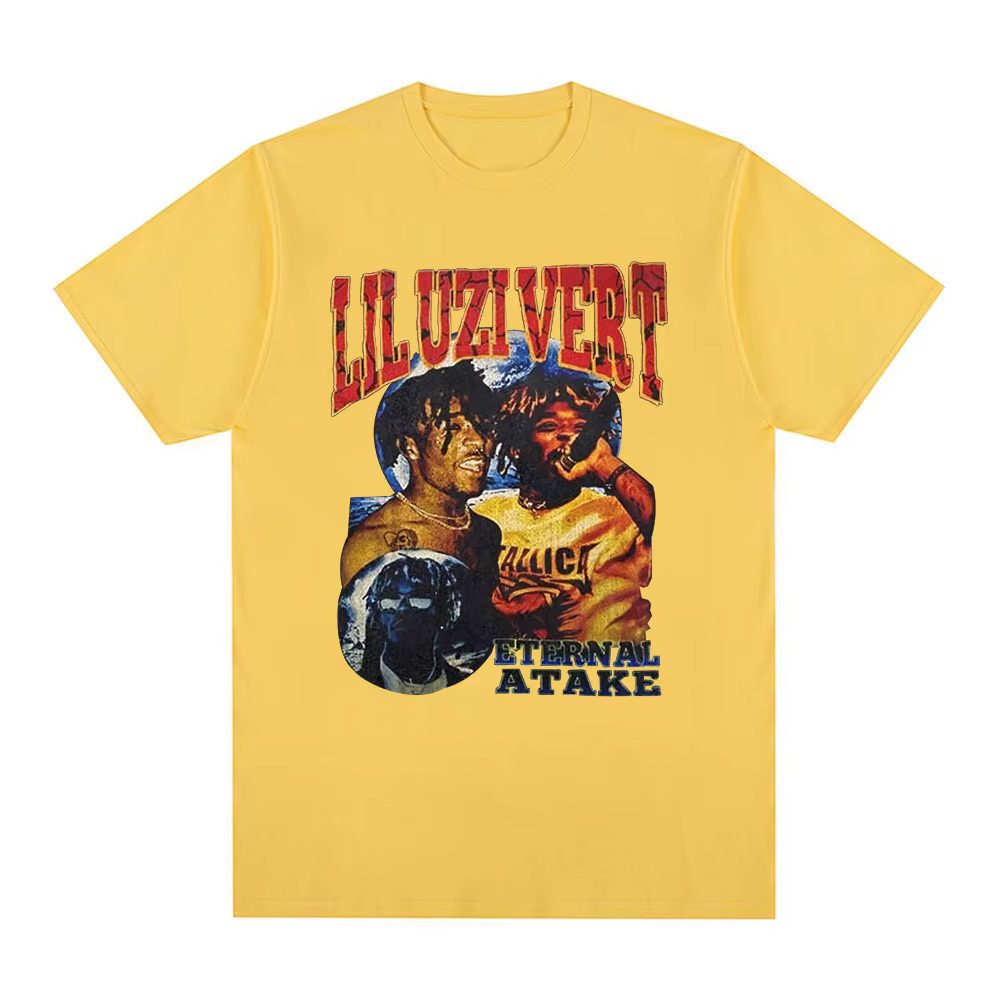 Rappeur Lil Uzi Vert T-shirt Album de musique Atake éternel graphique
