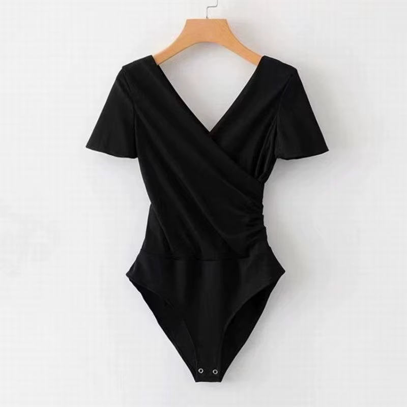 Body Sexy à col en v pour femmes
