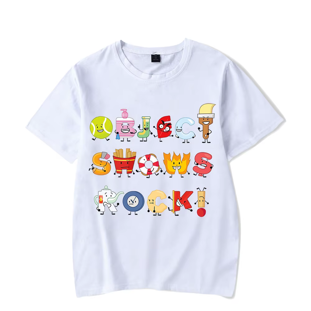 T-shirt à Manches Courtes et Col Ras du Cou pour Homme et Femme