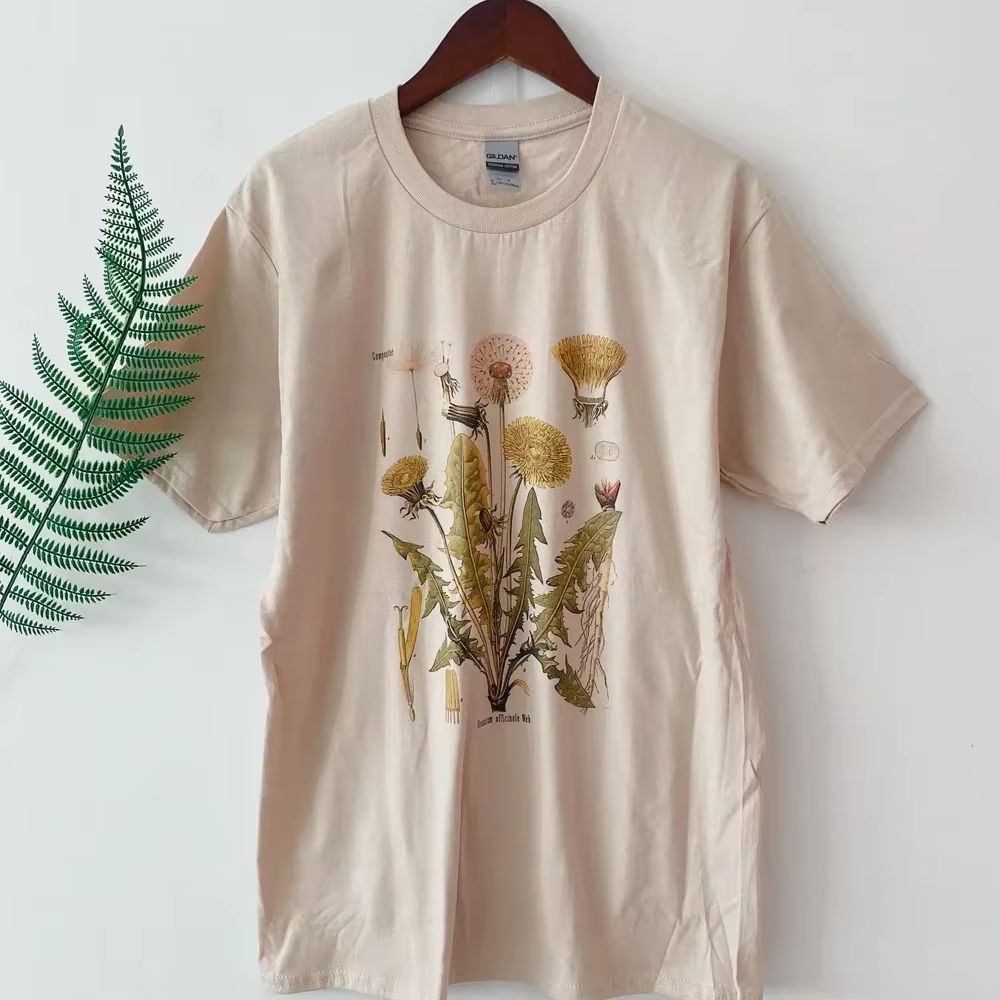 2025 été Marine algues imprimé T-shirt à la mode Ins plissé à manches courtes Chic Y2k Hip-hop demi