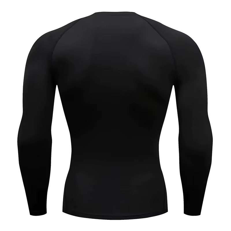 T-shirt de fitness à manches longues pour hommes