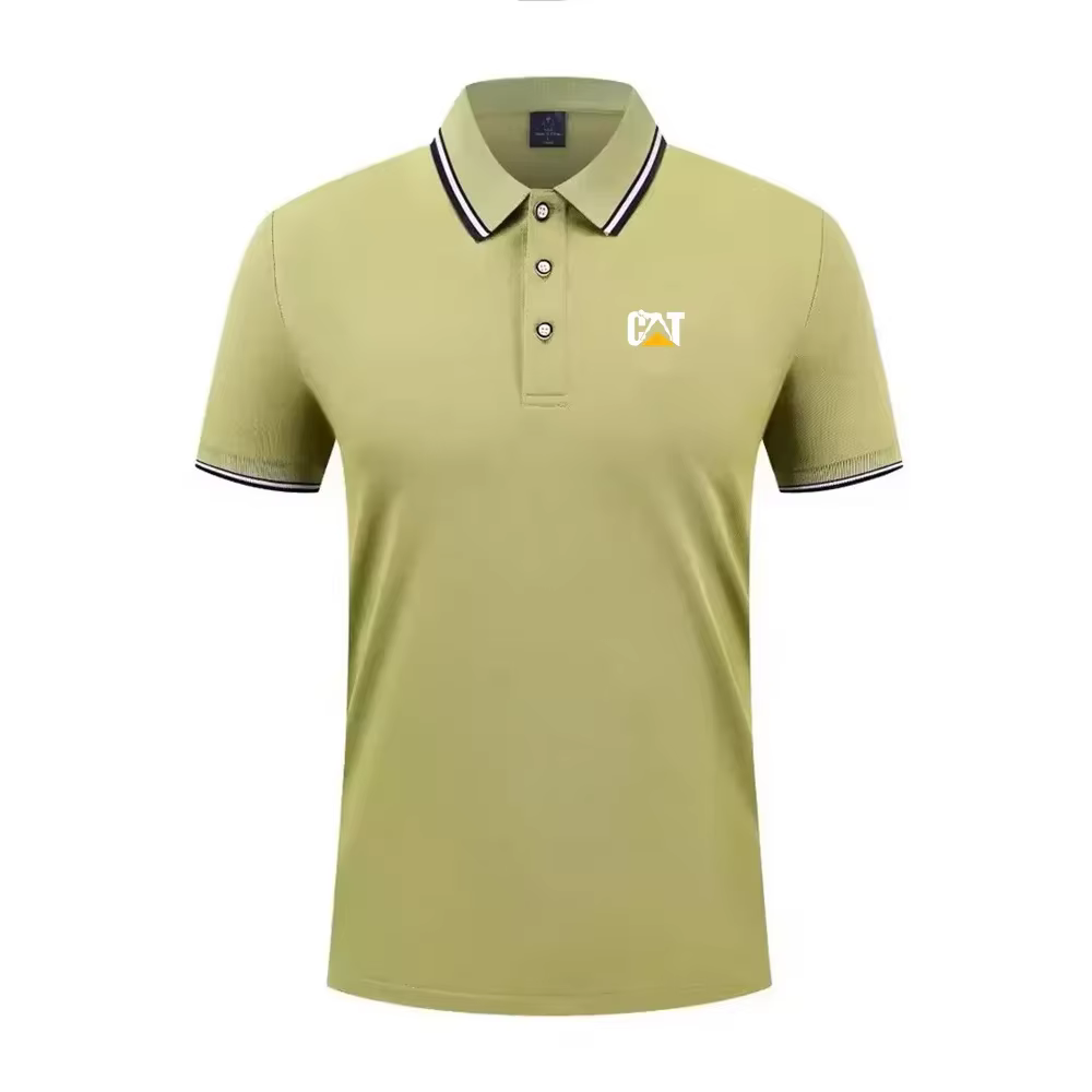 Nouveau Polo Homme 2026 Couleur Unie Manches Courtes Boutonné Col Revers Léger Streetwear Sport Décontracté