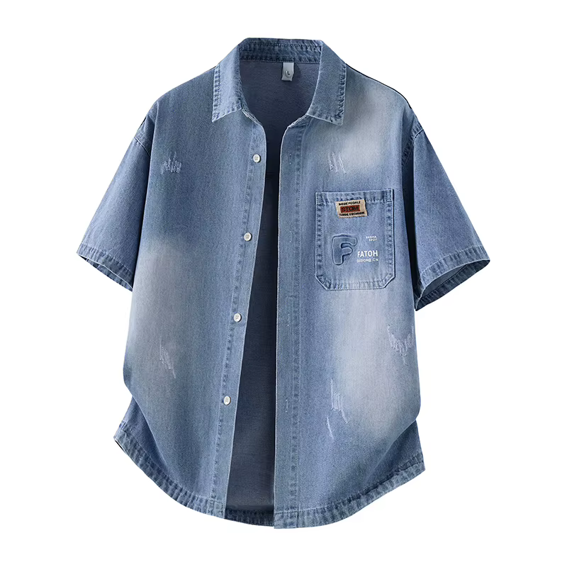 Chemise en jean pour homme