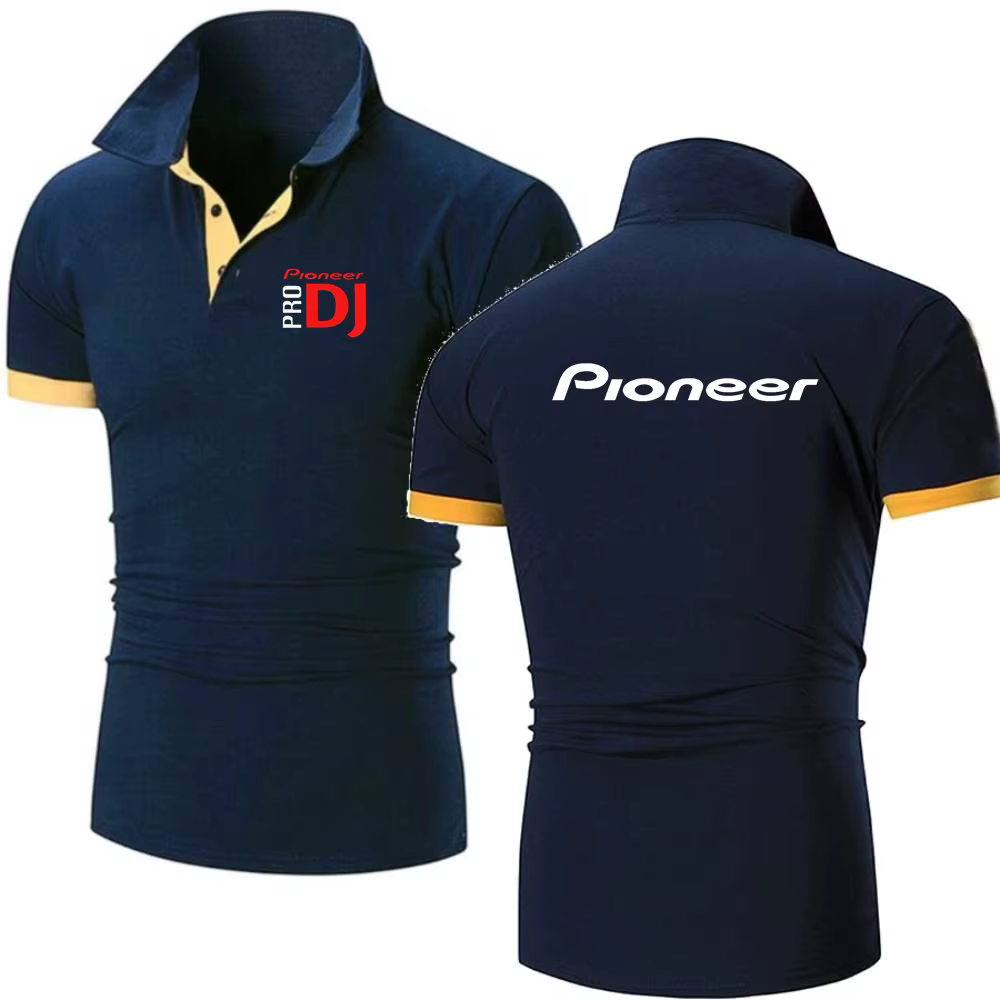 Polo Homme Homme DJ Pioneer PRO Manches Courtes Sportif Été Y-Jgreeting Taille S-8XL