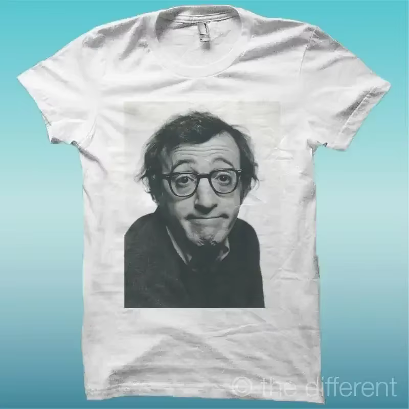 T-shirt blanc Woody Allen