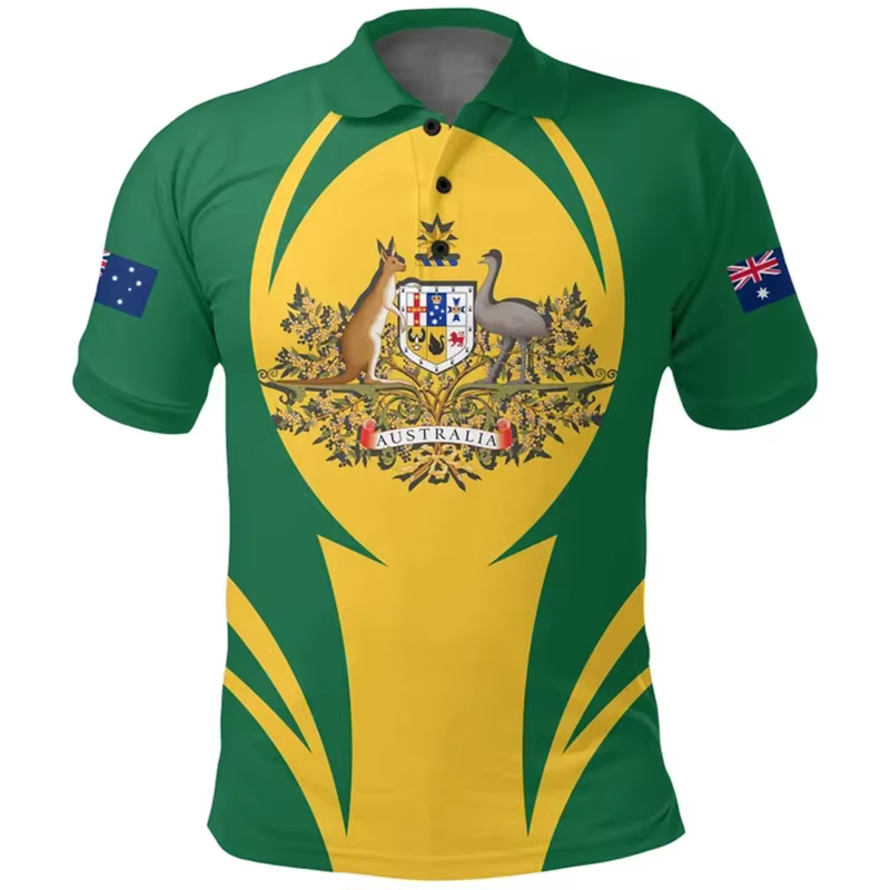 Australia Feel-Polo à manches courtes pour hommes