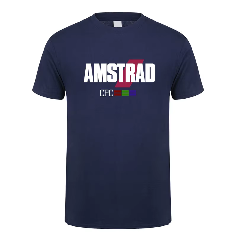 Amstrad CPC T-shirt été hommes à manches courtes Cool haut coton programmeur