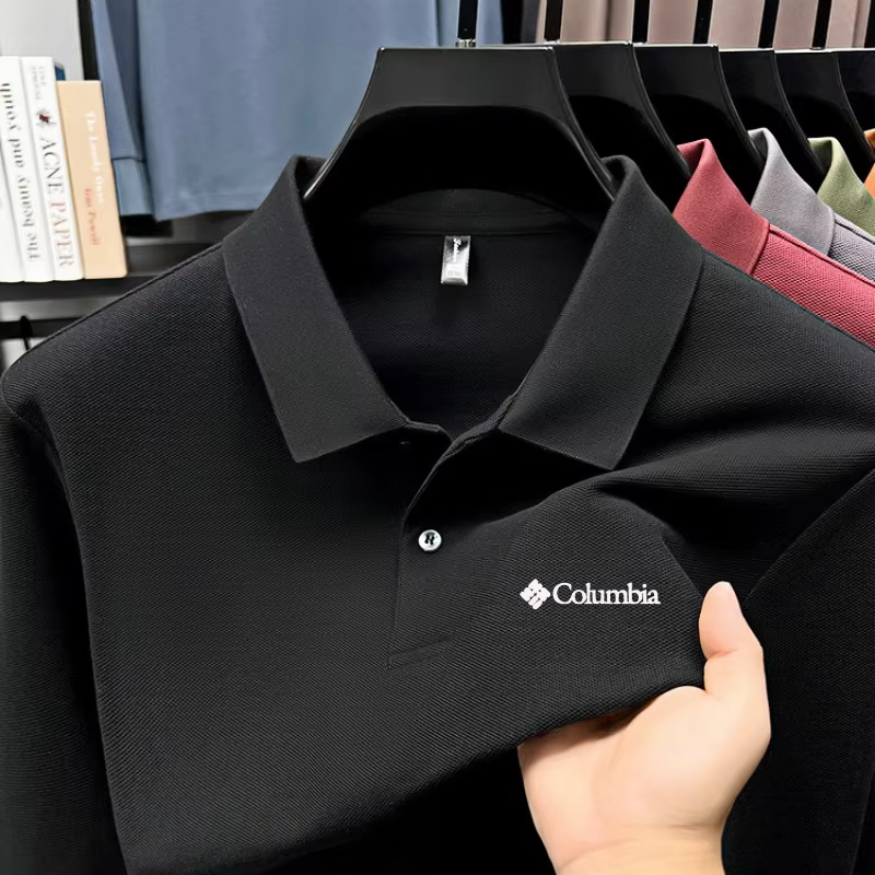 Polo haut de gamme à manches longues
