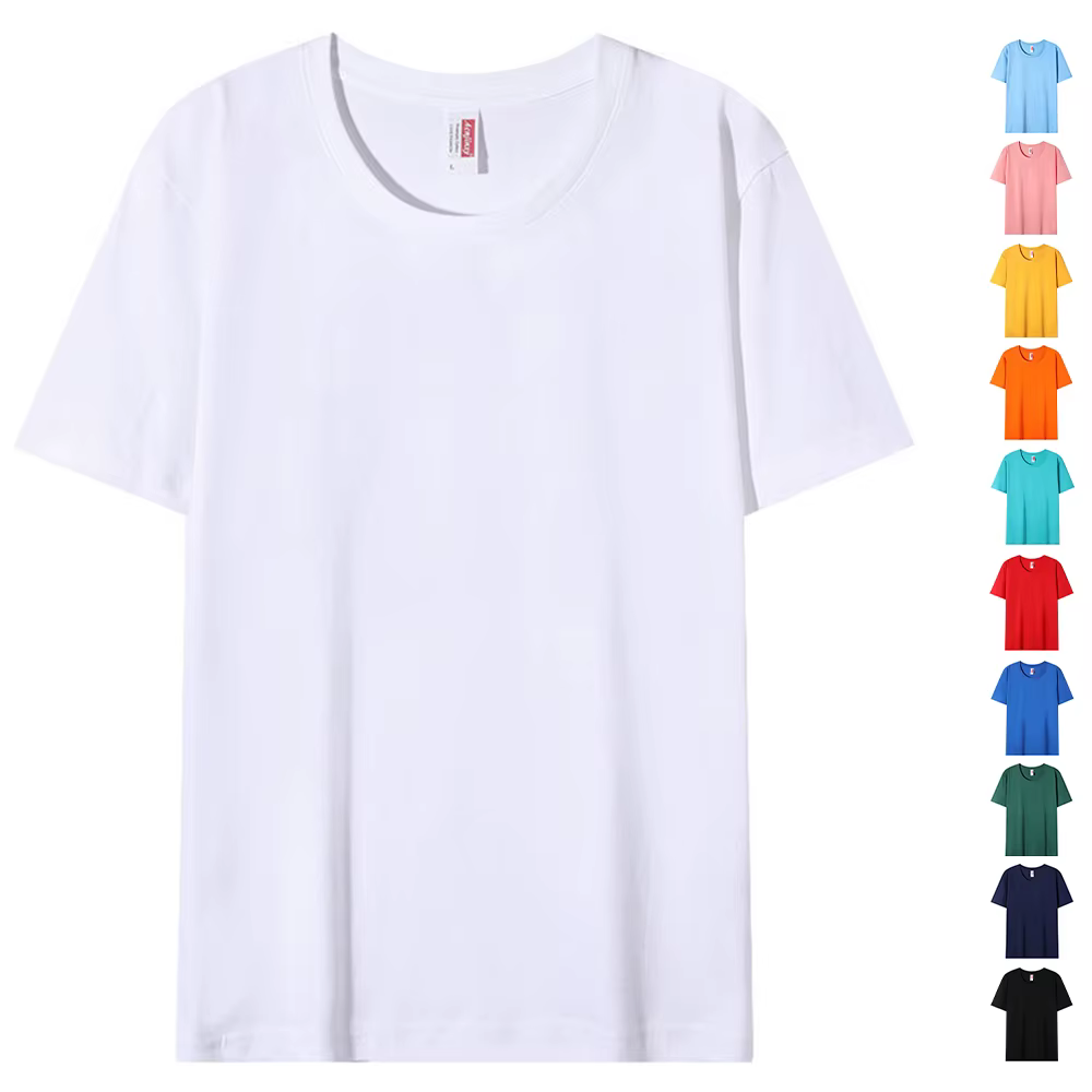 T-shirt unisexe à col rond pour hommes