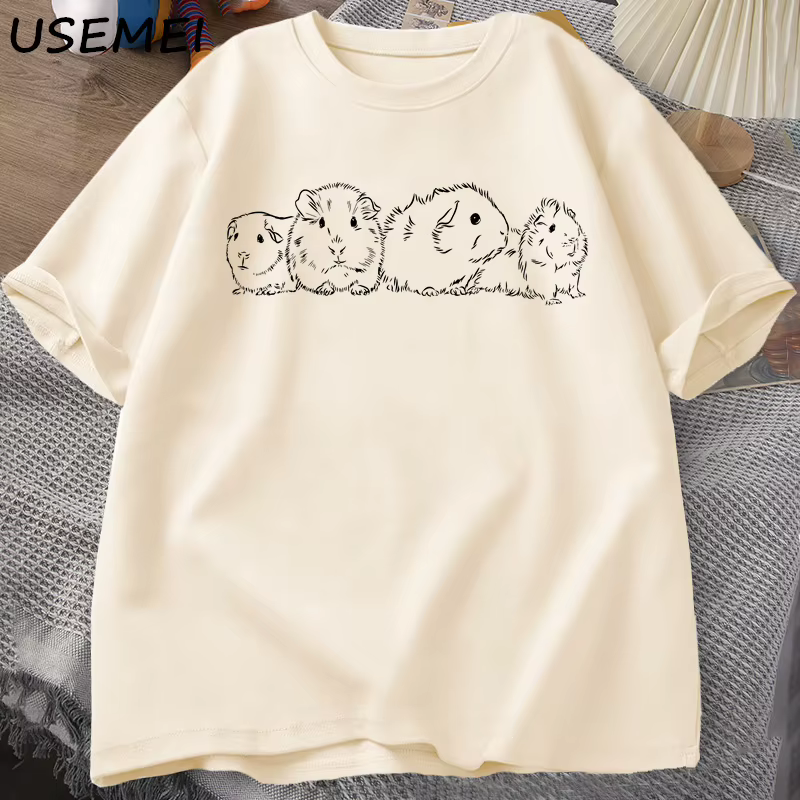 Cochon d'Inde T-Shirt homme à manches courtes coton