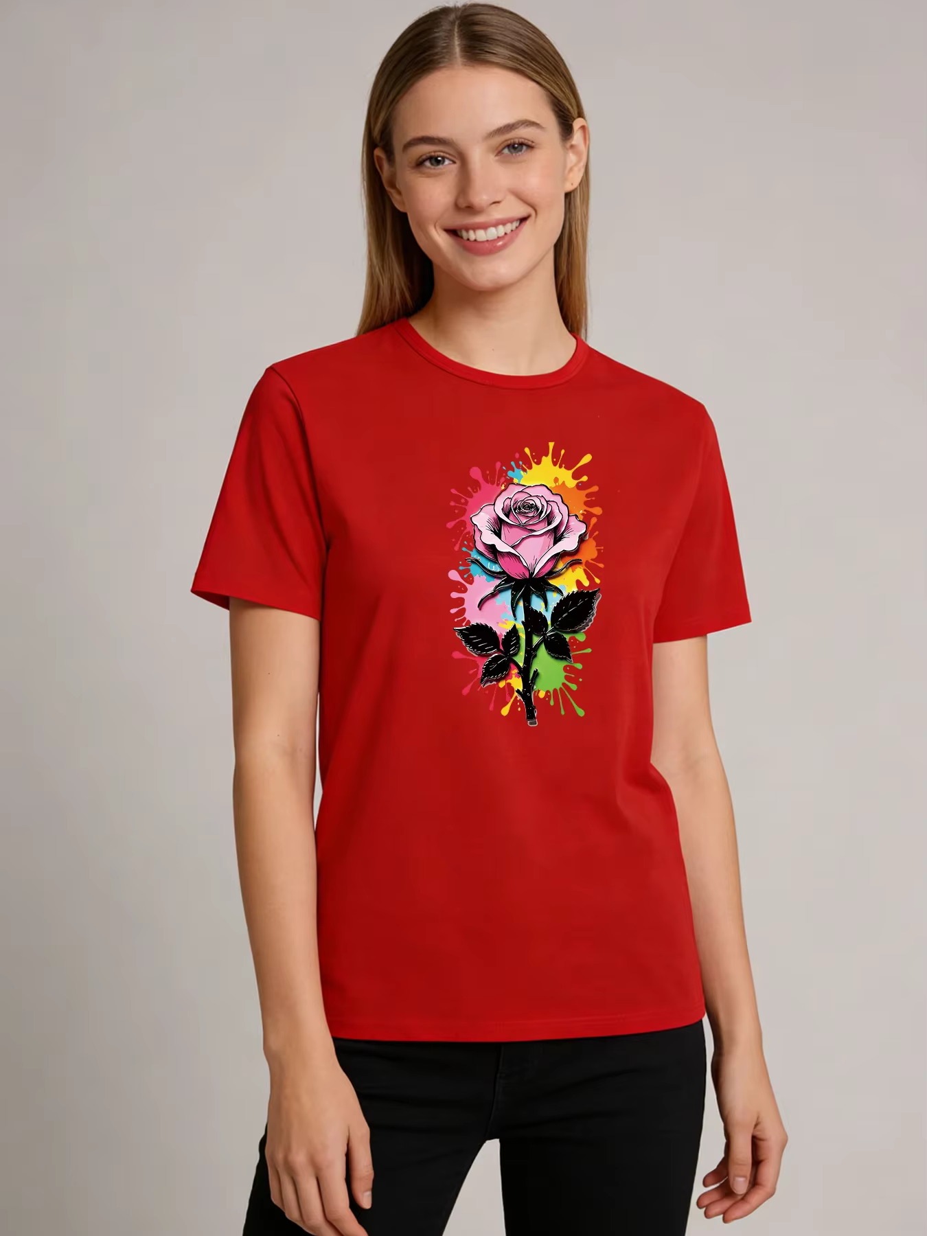 T-shirt vert pour femme