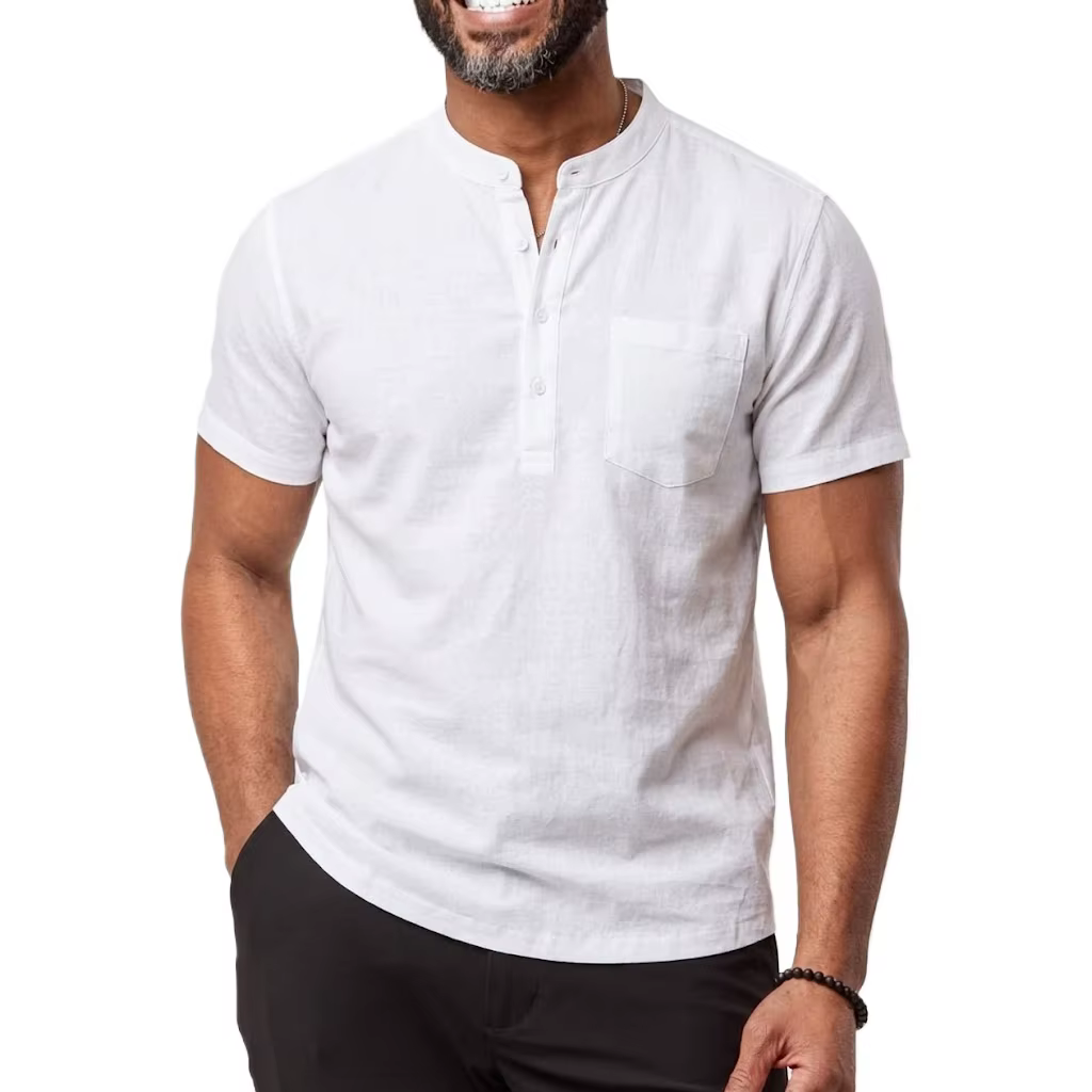 Nouvelle Chemise à Manches Courtes pour Homme