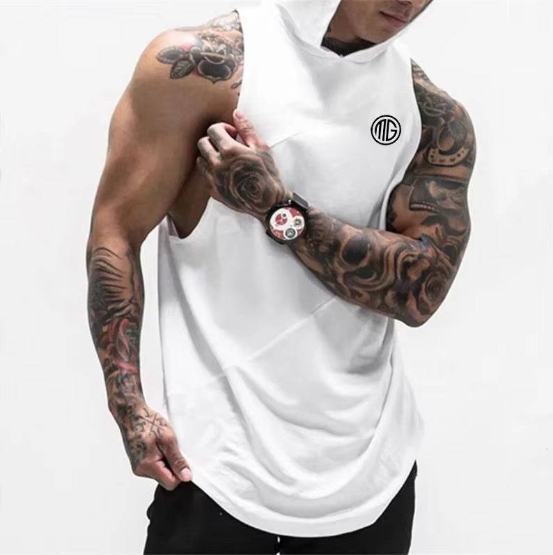 Haut à capuche de musculation Stringer pour hommes