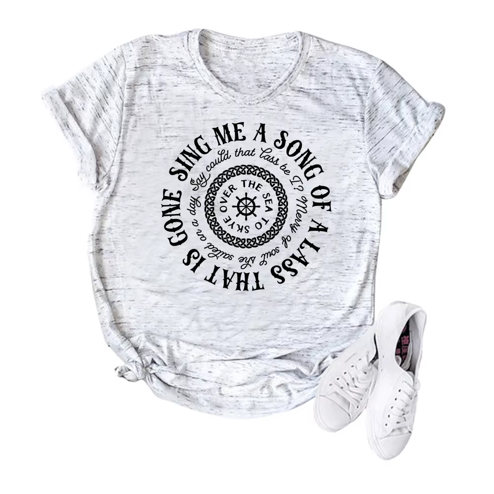 T-Shirt de la série Sing Me a Song Skye Boat Outlander Book