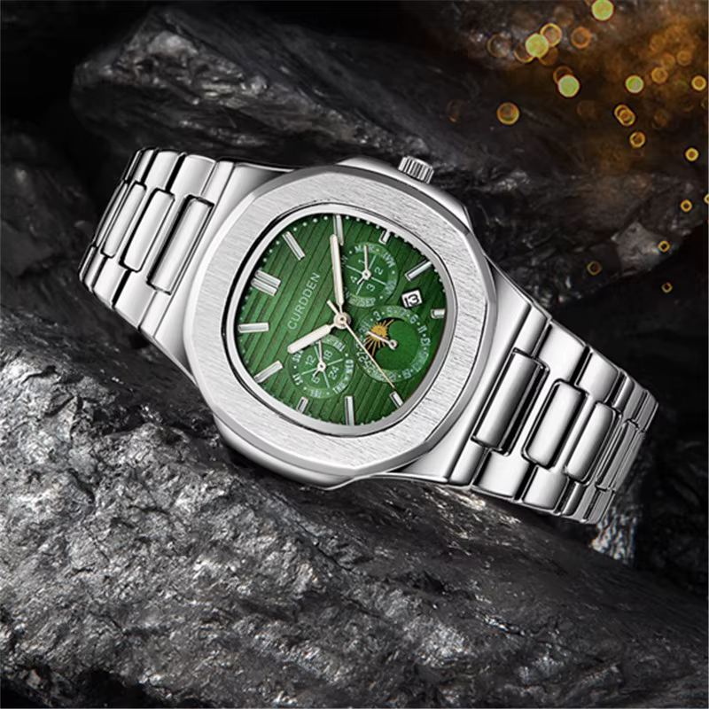 Montre Homme CURDDEN, Montre-bracelet à Quartz pour Homme