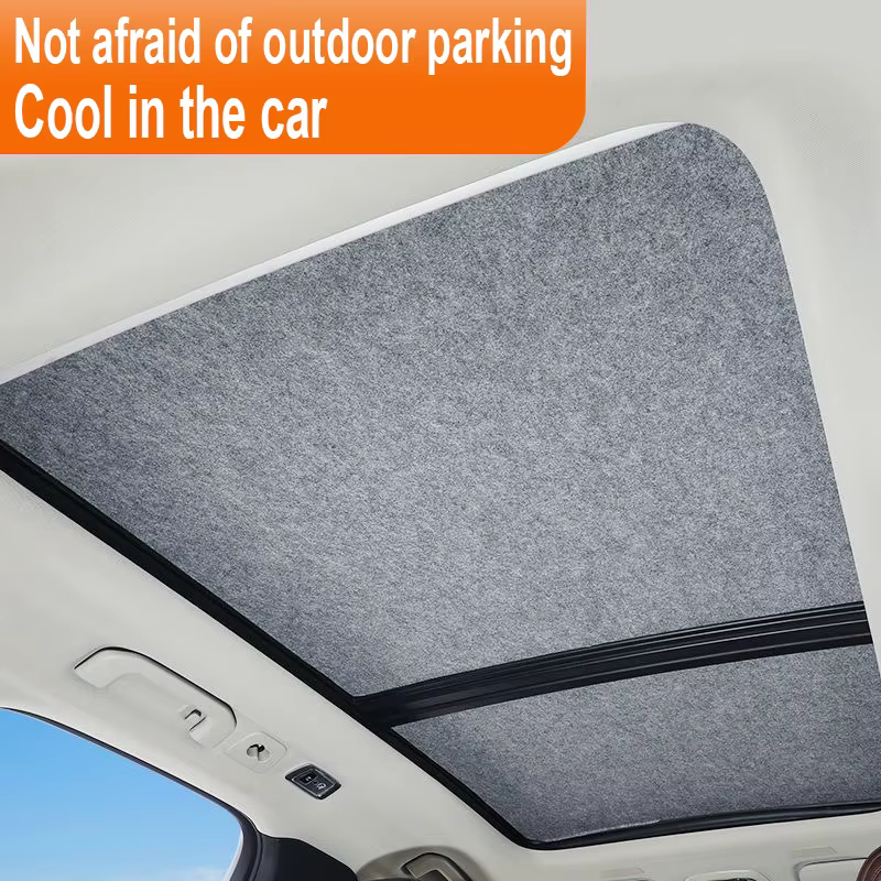 Pare-soleil panoramique pour toit ouvrant de voiture Tesla Model S 2013 ~ 2020 19, Adsorption électrostatique, tissu en daim, Protection solaire