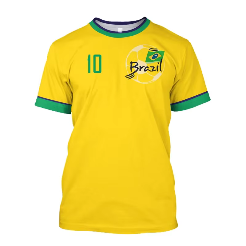 Maillot de football de l'équipe nationale du Brésil 10