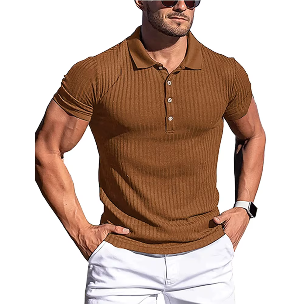 Polo à manches courtes pour hommes