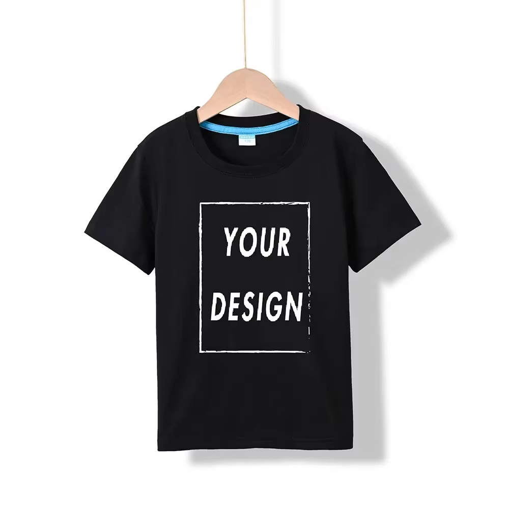 T-shirt personnalisé 100% pur coton pour enfants