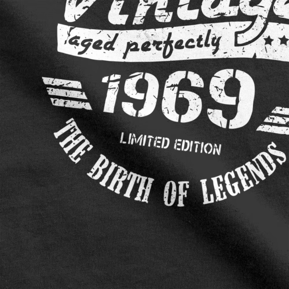 T-Shirt Mâle Vintage 1969 50th Cadeau De Noël