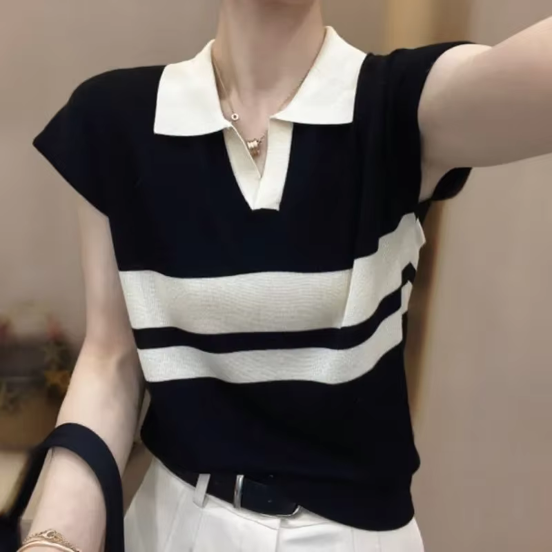 T-shirt Baggy Blanc en Coton pour Femme