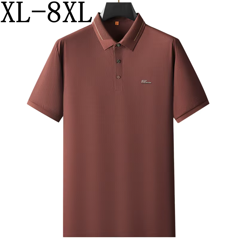 Polo de luxe à manches courtes pour hommes