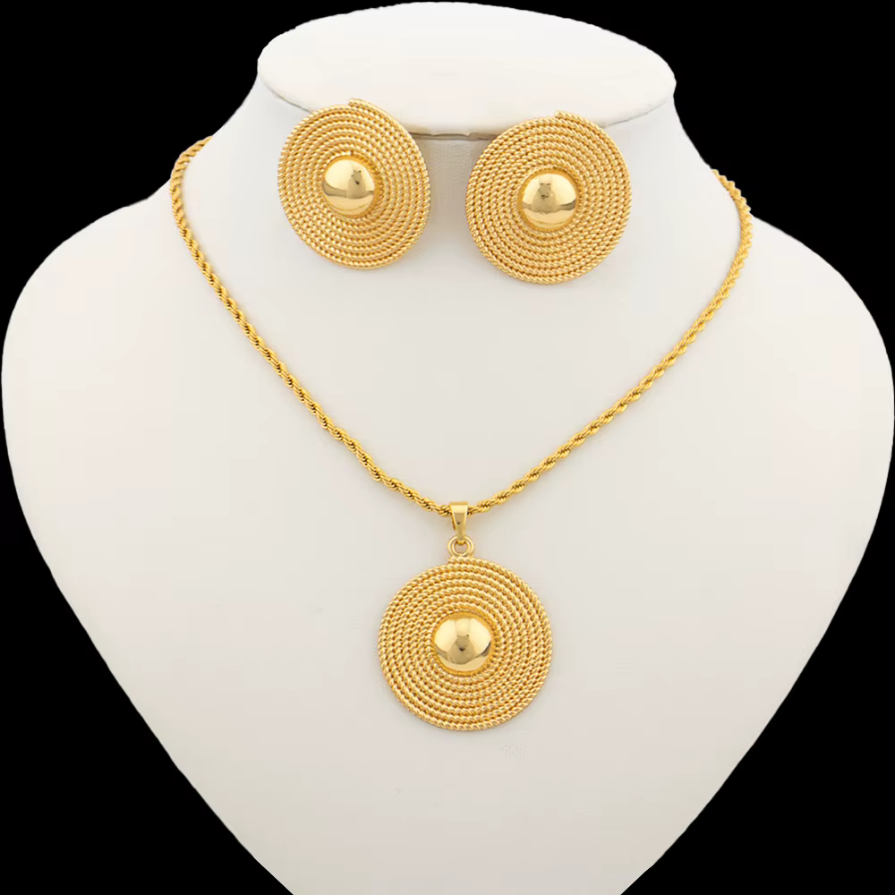Ensemble de bijoux africains tendance pour femmes