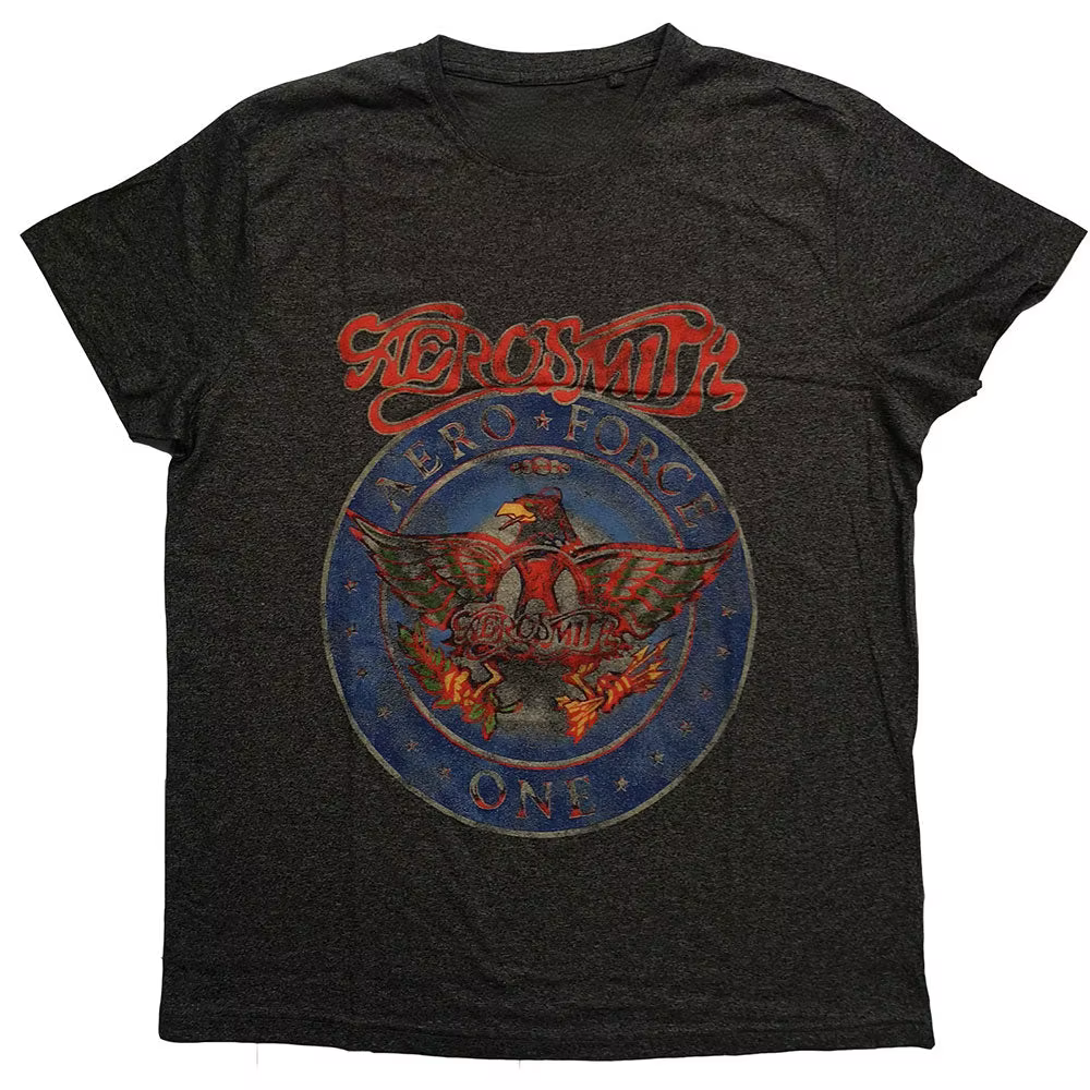 T-Shirt Vintage avec Logo du groupe Aerosmith