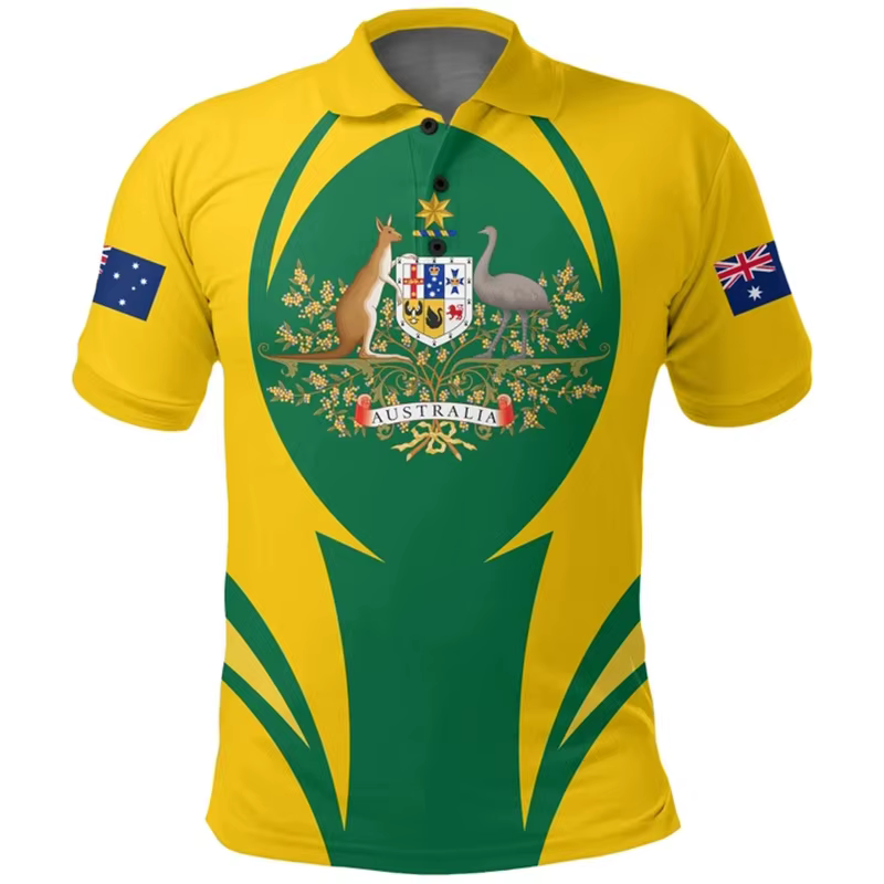 Australia Feel-Polo à manches courtes pour hommes